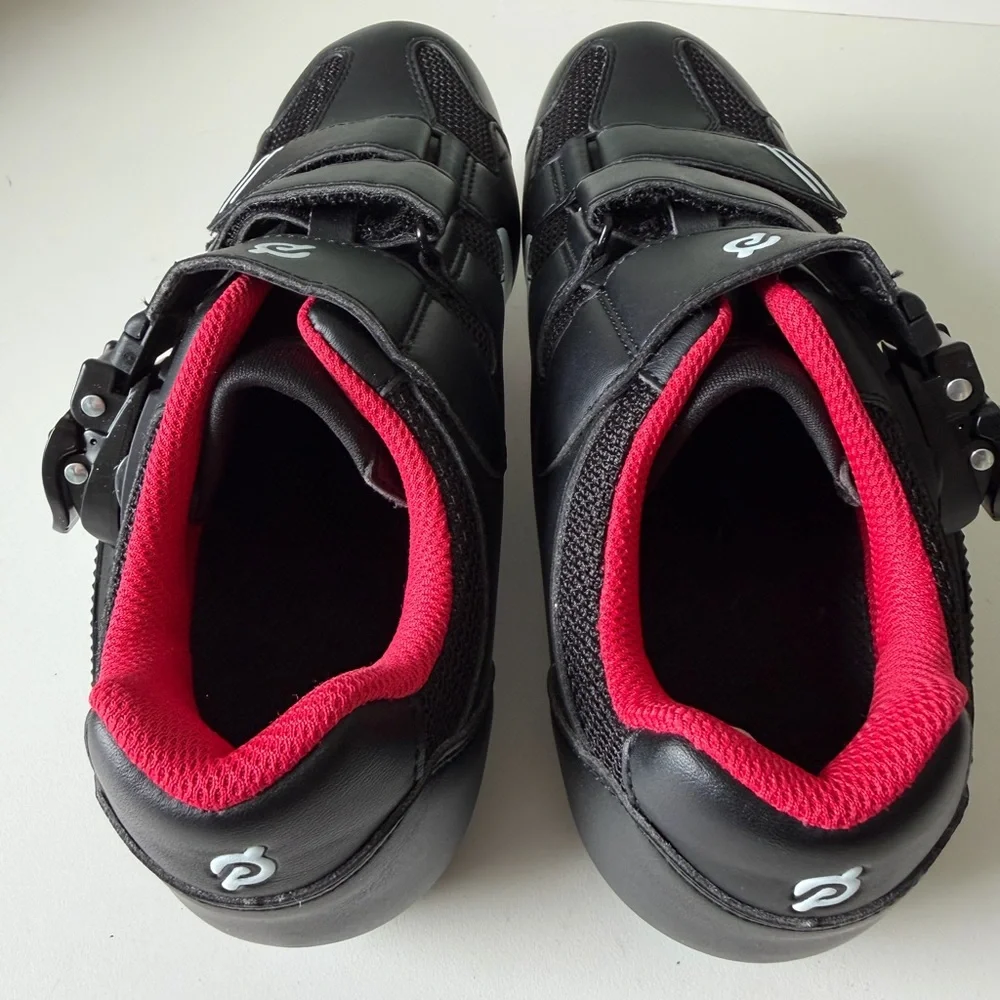 Peloton Cycling Shoes, Black, w/ Cleats, Size 40 - Picture 4 of 9